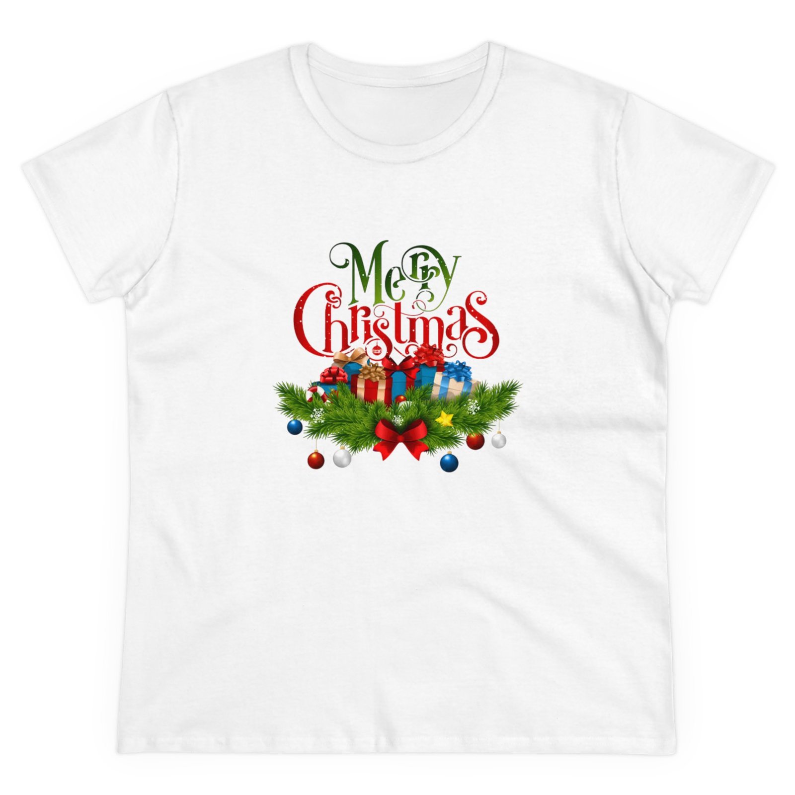 Women's Cotton Christmas Tee