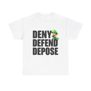 Deny, Defend, Depose Mens Cotton T-shirt