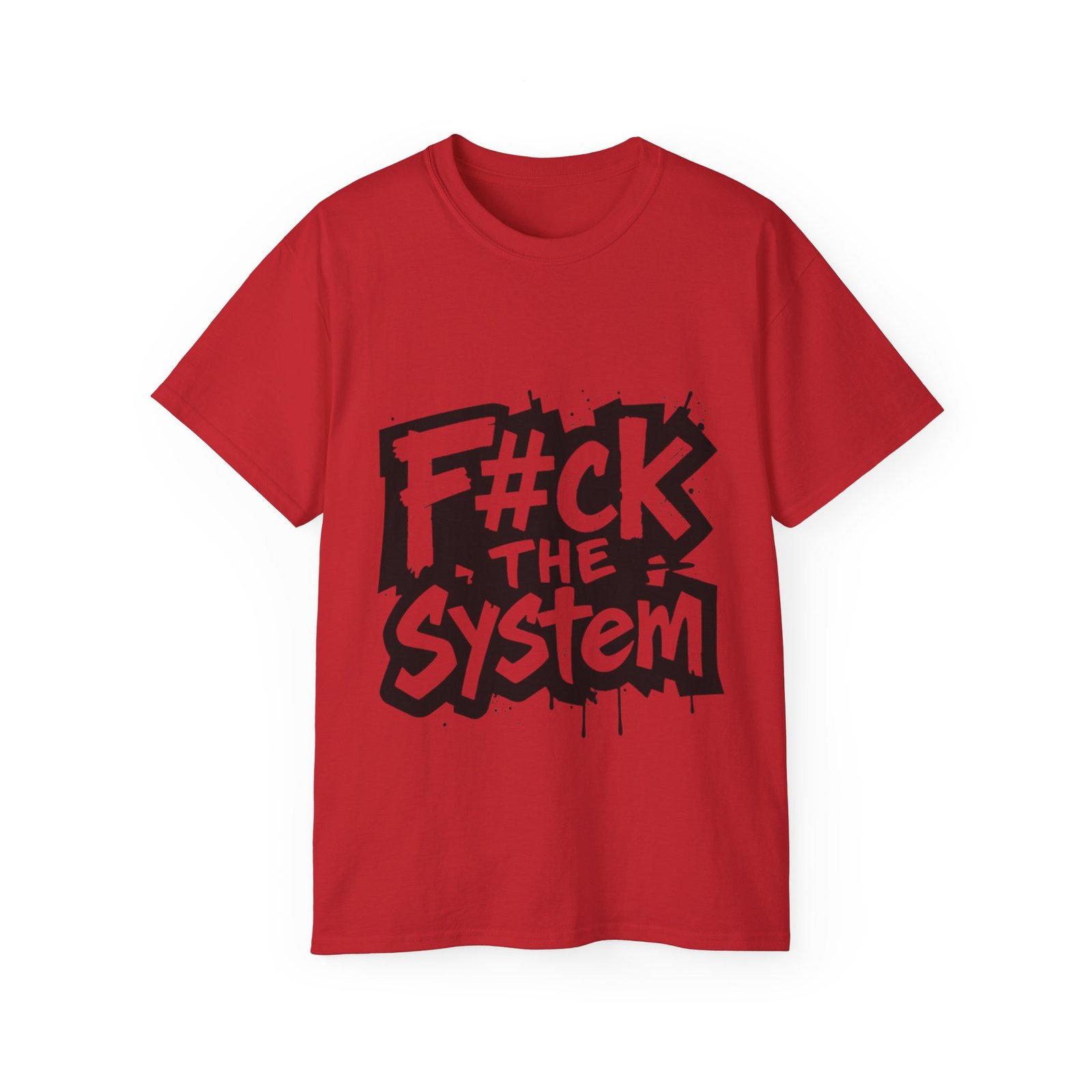 F#ck the System Men's Cotton T-Shirt - Image 7