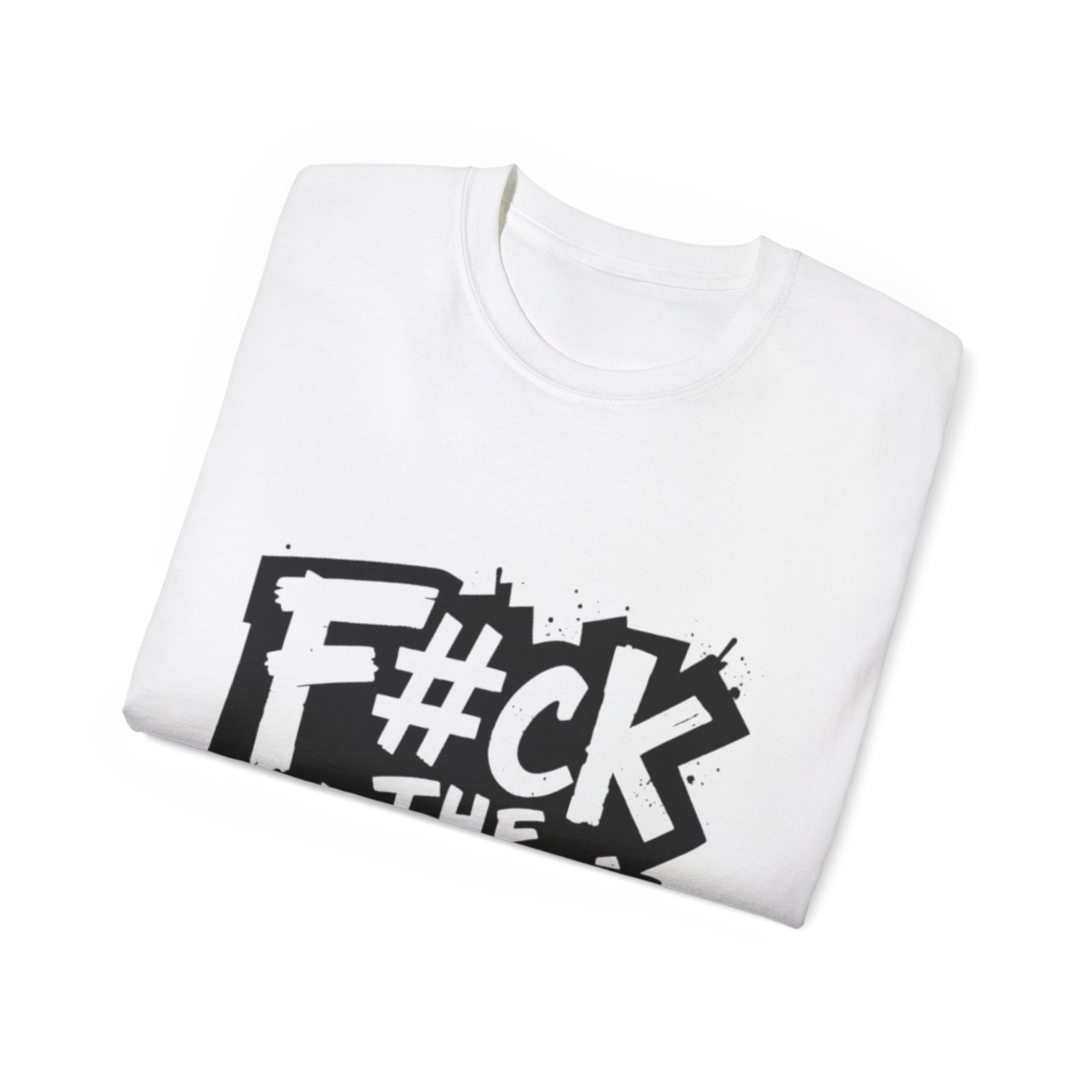 F#ck the System Men's Cotton T-Shirt - Image 2