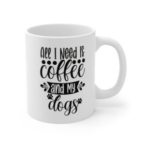 Coffee and Dog Lovers Ceramic Mug