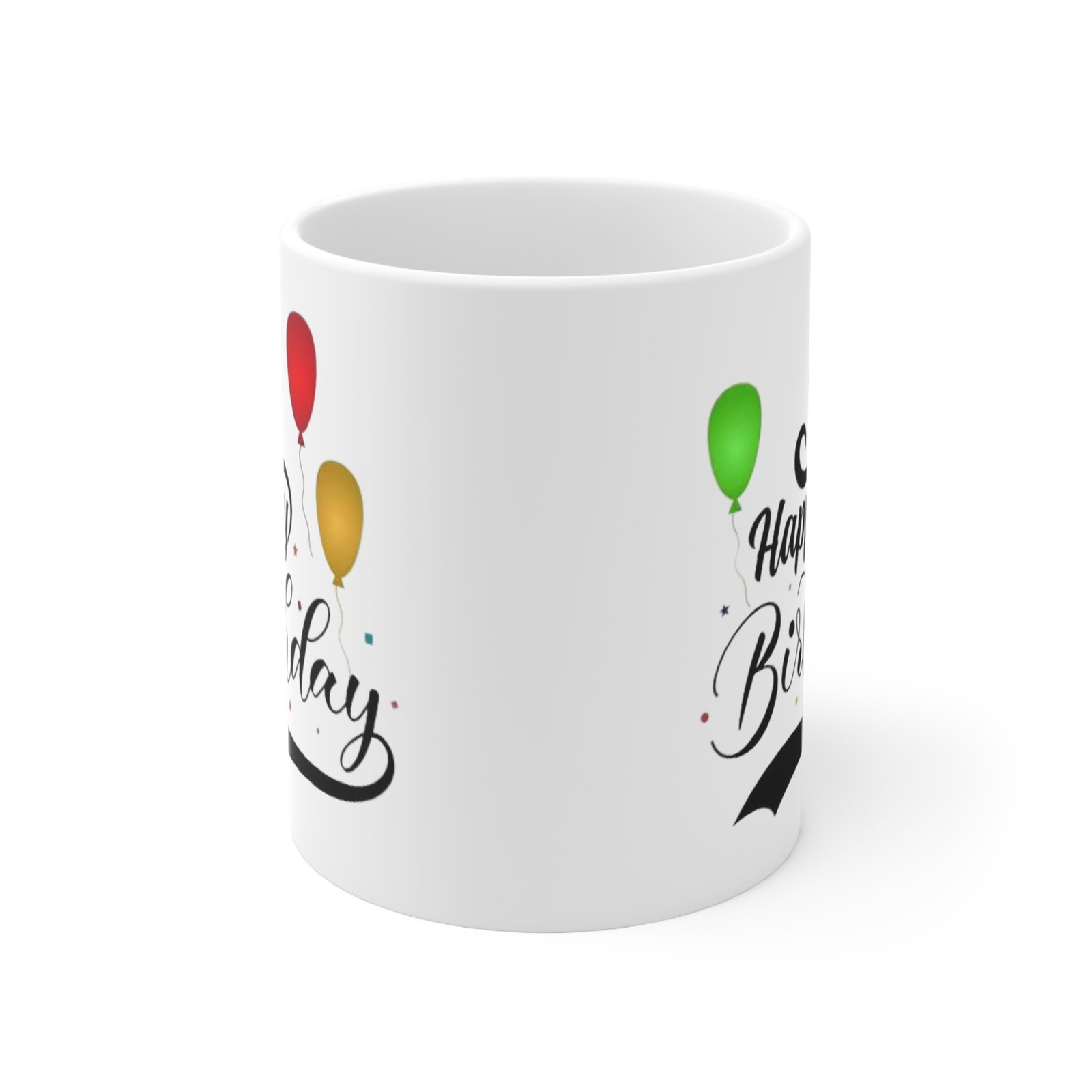 Happy Birthday Ceramic Mug - Image 2