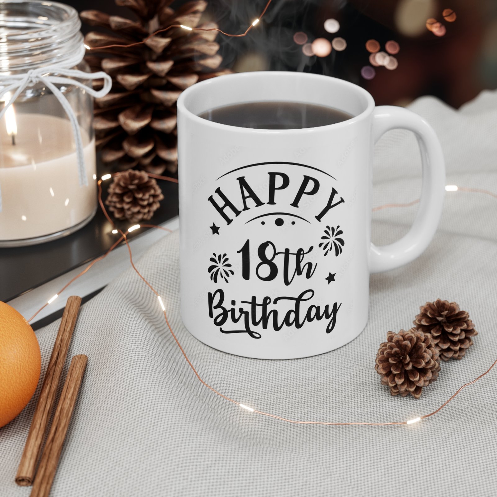 Happy 18th Birthday Ceramic Mug - Image 4