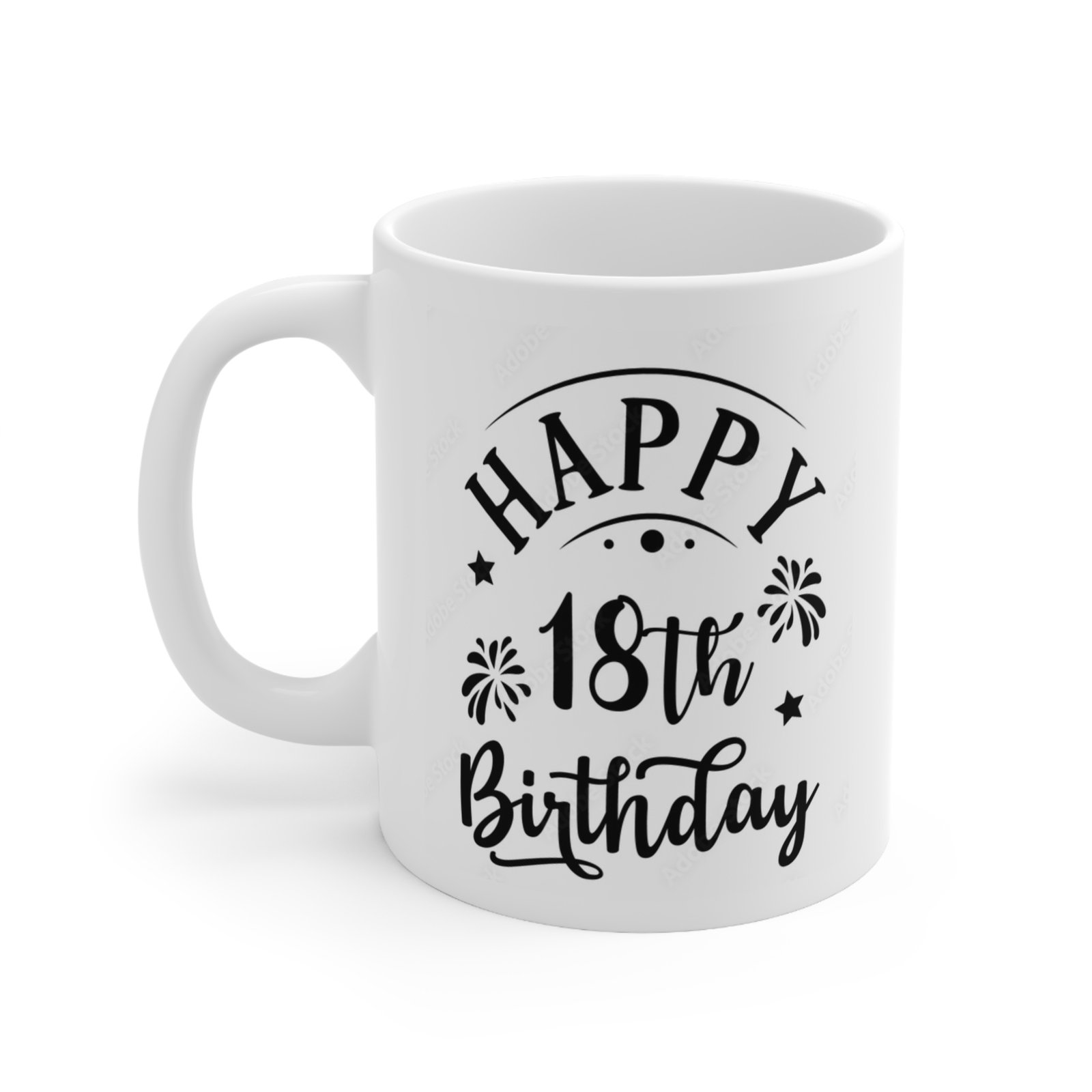 Happy 18th Birthday Ceramic Mug - Image 3