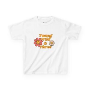 Young Wild & Three Children's Cotton T-Shirt